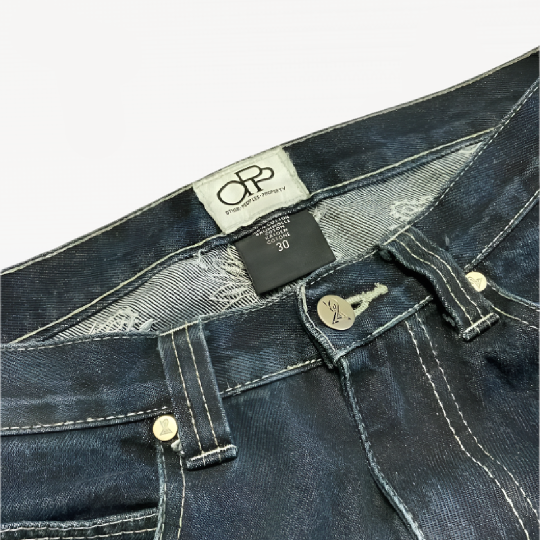 Skull Baggy Jeans