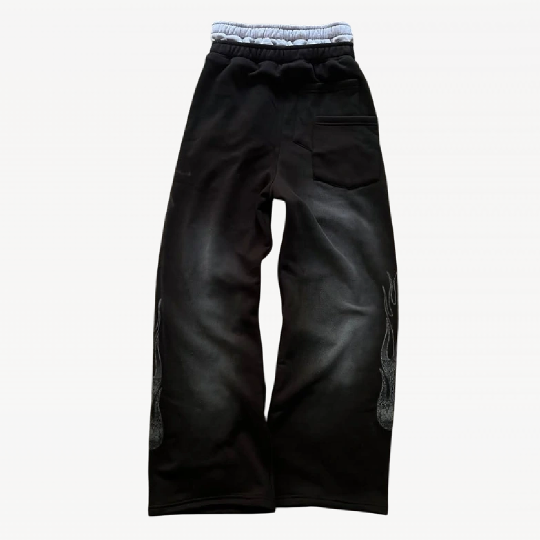 Money Double Waist Sweatpants