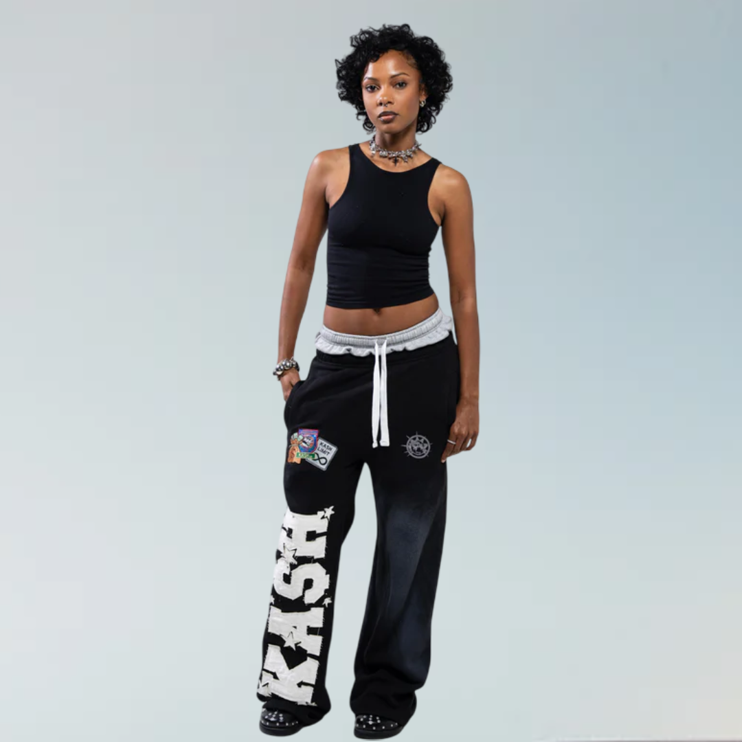 Money Double Waist Sweatpants