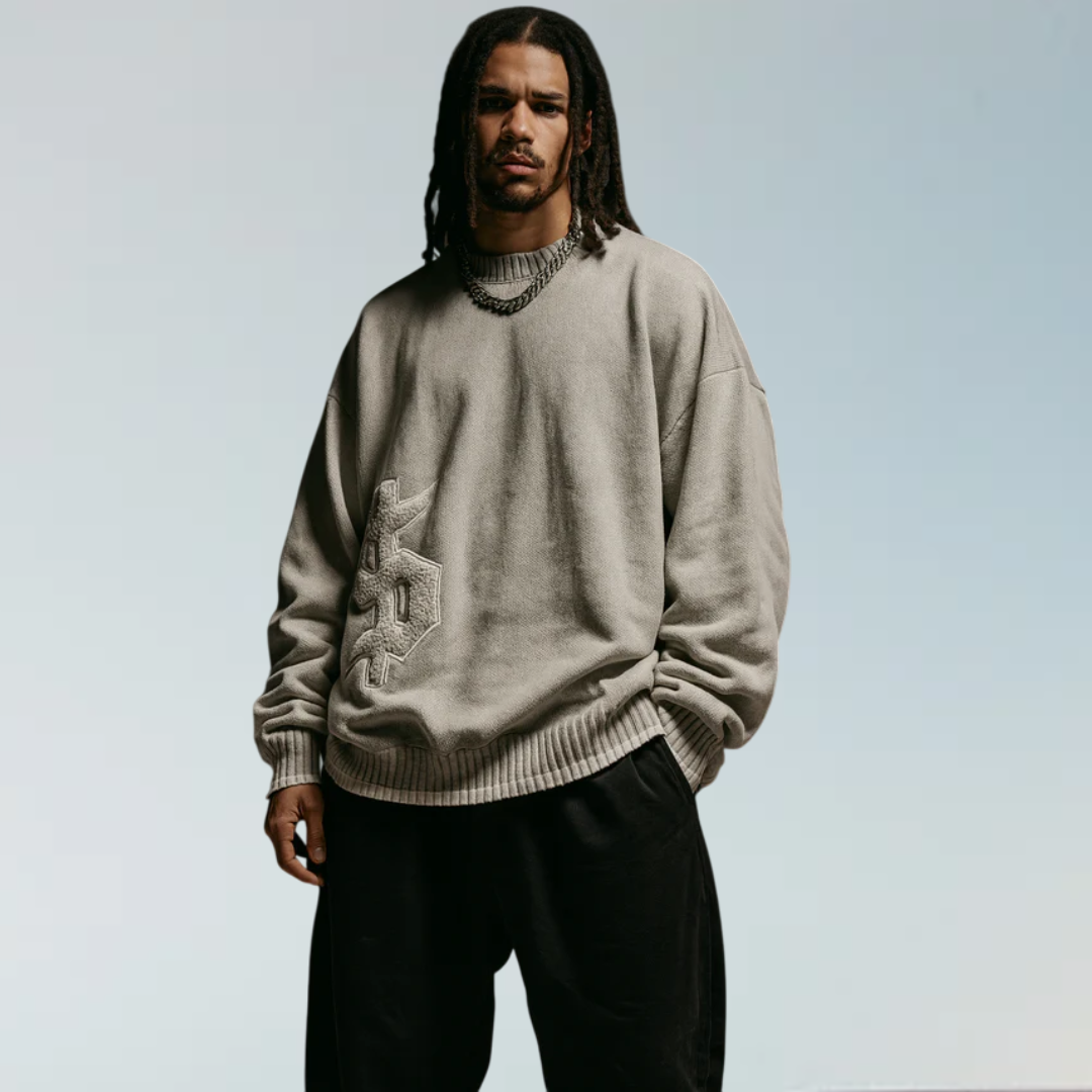 Cash Gray Sweater