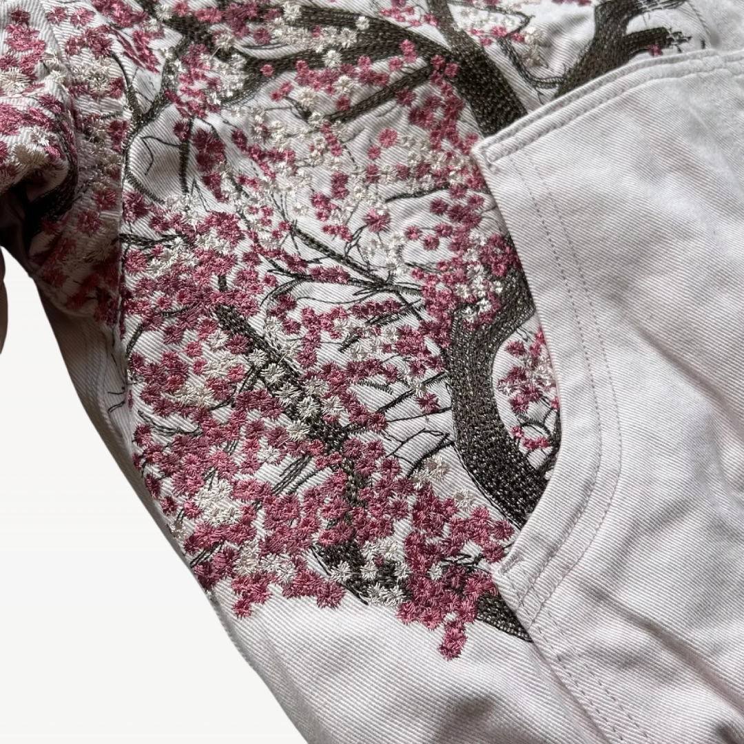Cherry Blossom Zip Up Hoodie