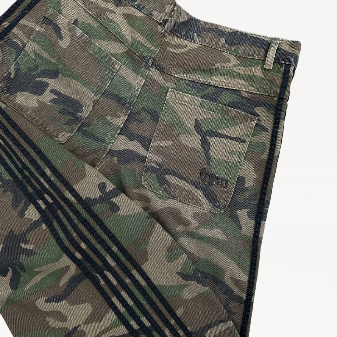 Striped Camouflage Jeans