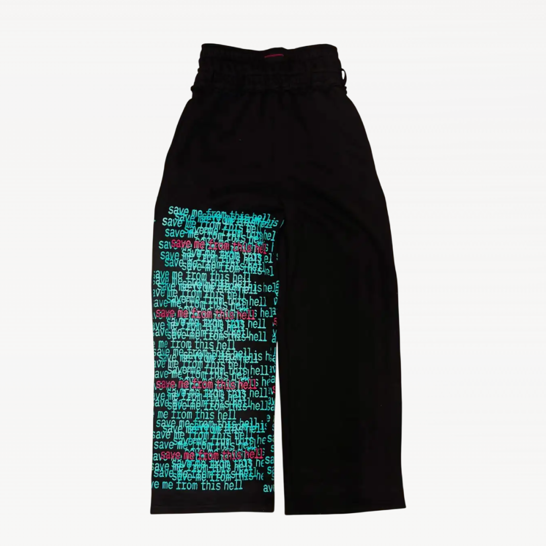 Words Double Waist Sweatpants