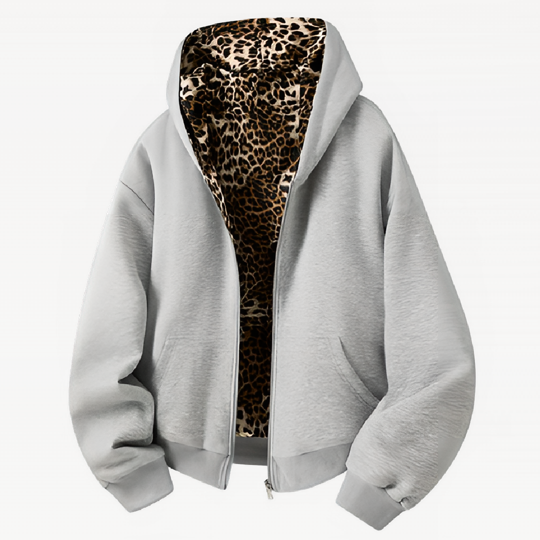 Wild Double Sided Zip Up Hoodie