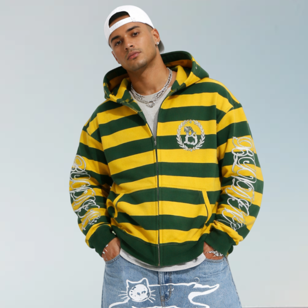 Bee Zip Up Hoodie