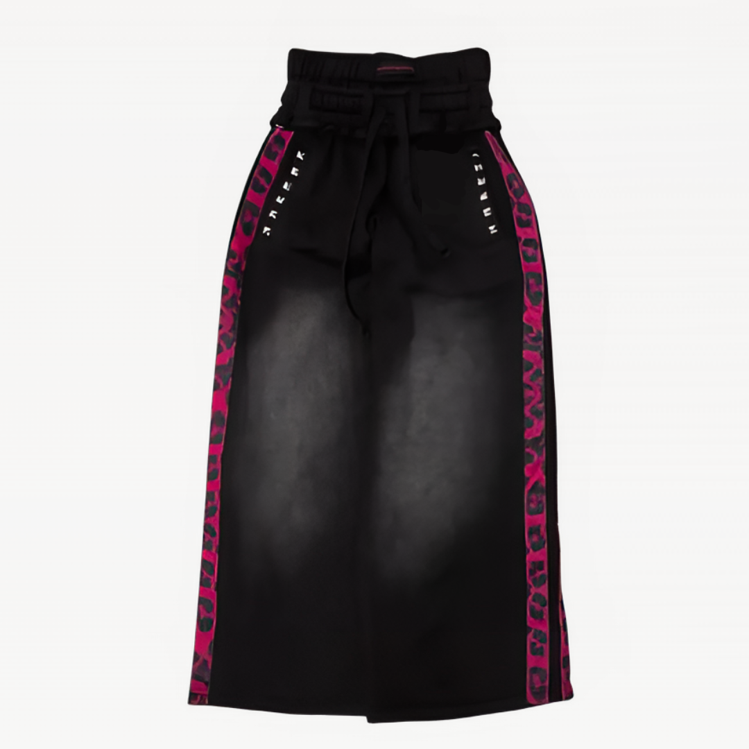 Wild Pink Double Waist Sweatpants