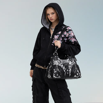 Tiger Leather Bag